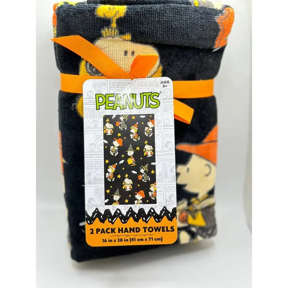 Snoopy Halloween Hand Towel Set of 2